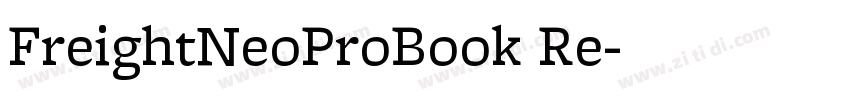 FreightNeoProBook Re字体转换
